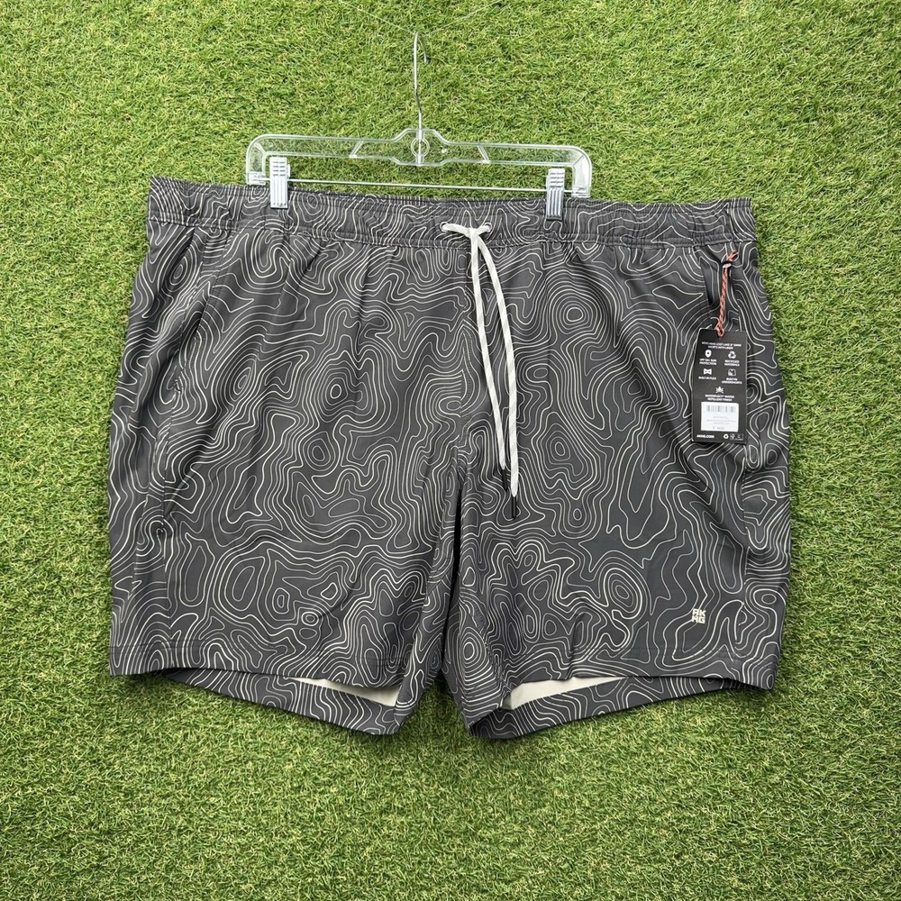 Duluth Trading AKHG Shorts Mens 3XL Lost Lake 8" Fishing Swim With Liner NWT